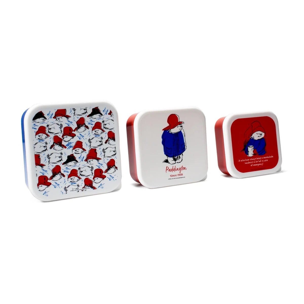 Paddington Bear Nesting Snack Boxes – Set of 3 - Heritage Of Scotland -