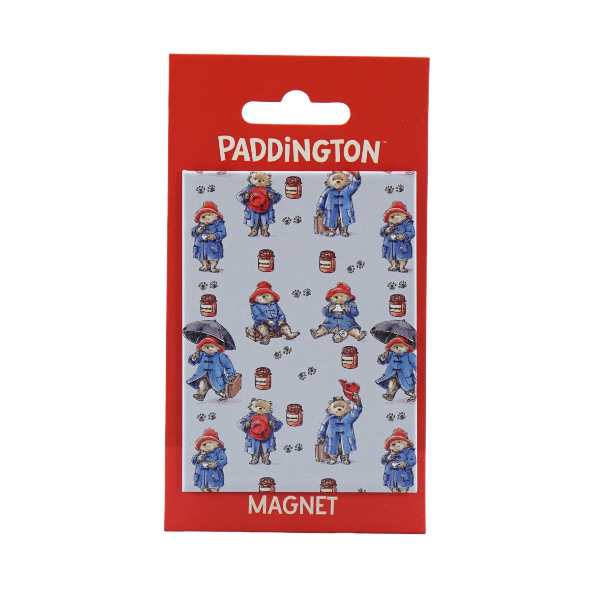 Paddington Bear Repeating Poses Metal Fridge Magnet – 9cm - Heritage Of Scotland -