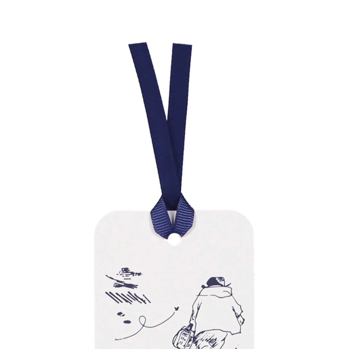 Paddington Bear Storybook Sketch Paper Bookmark with Ribbon - Heritage Of Scotland -