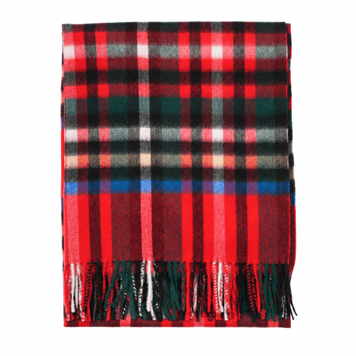 Premium 100% Cashmere Tartan Stole – Exploded Stewart Royal | Edinburgh Cashmere - Heritage Of Scotland -