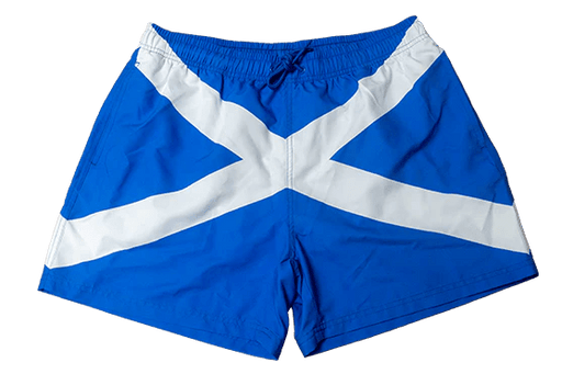 Saltire Swim Shorts – Men’s Scottish Flag Swimwear - Heritage Of Scotland - S