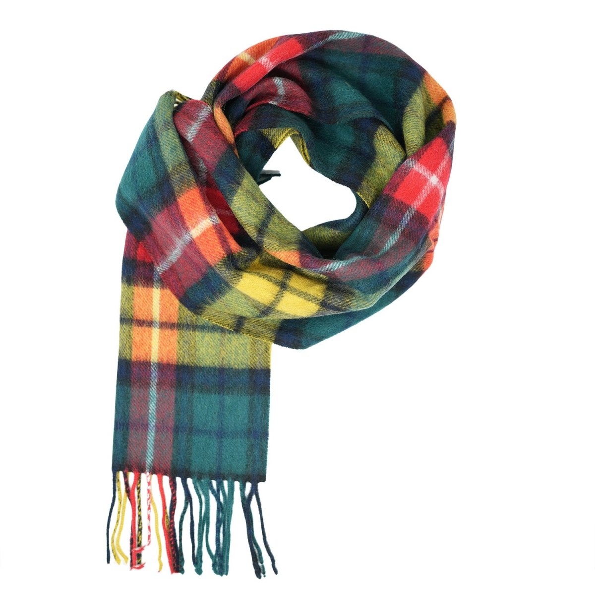 Tartan of Scotland 100% Pure New Wool Clan Scarf - Buchanan - Heritage Of Scotland -
