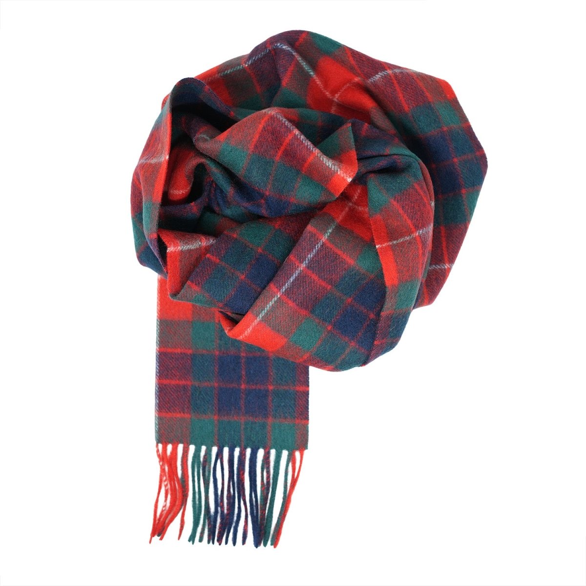 Tartan of Scotland 100% Pure New Wool Clan Scarf - Fraser Red - Heritage Of Scotland -
