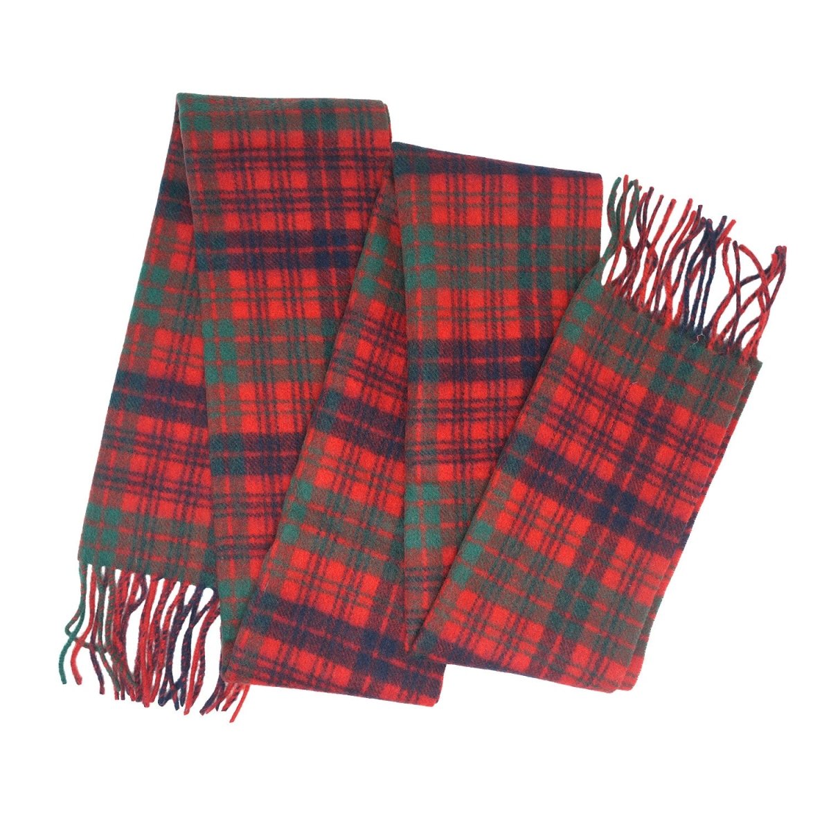 Tartan of Scotland 100% Pure New Wool Clan Scarf - Ross Red - Heritage Of Scotland -