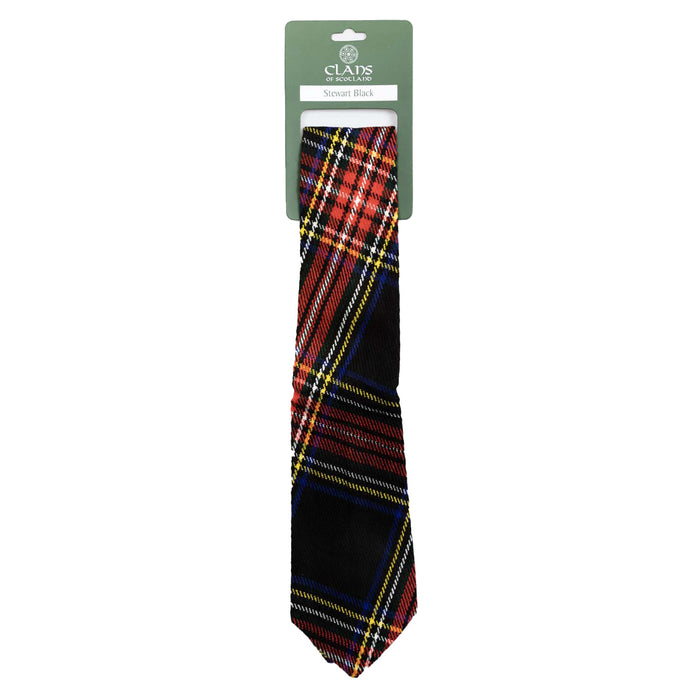 Tartan Tie Stewart Black - Heritage Of Scotland - STEWART BLACK