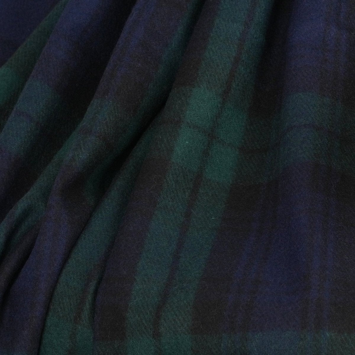 Tartan Wool Blend Blanket Throw – Soft Plaid Sofa & Bed Blanket - Black Watch - Heritage Of Scotland -