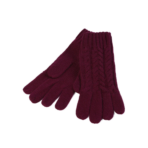 100% Cashmere Ladies Cable Glove Eminence - Heritage Of Scotland - EMINENCE