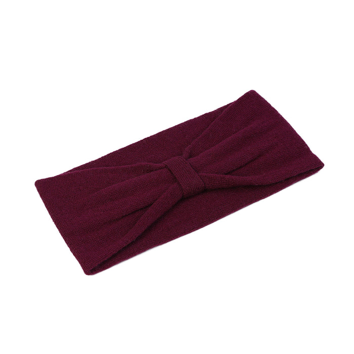 100% Cashmere Plain Ladies Headband Eminence - Heritage Of Scotland - EMINENCE