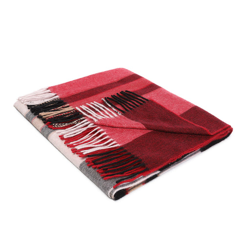 100% Cashmere Solid Stole Amplified Thomson Red - Heritage Of Scotland - AMPLIFIED THOMSON RED