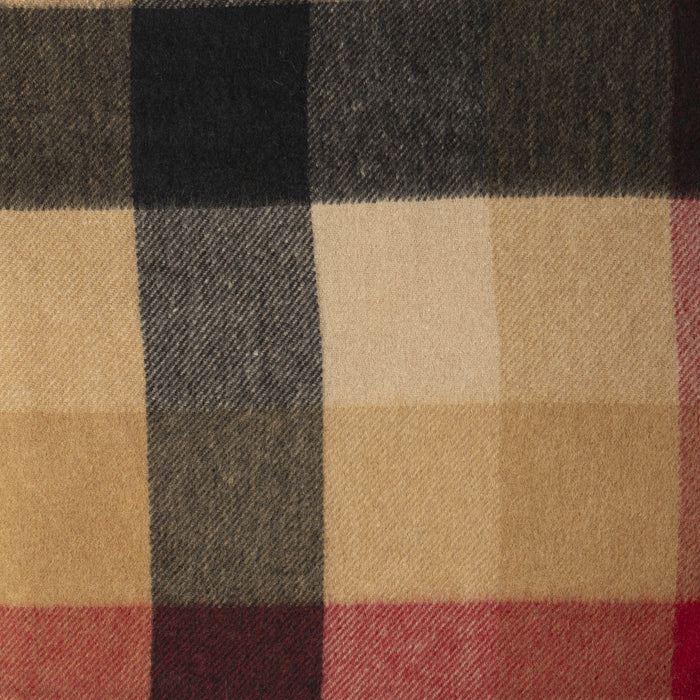 100% Cashmere Stole Made In Scotland Vicuna Block - Heritage Of Scotland - VICUNA BLOCK