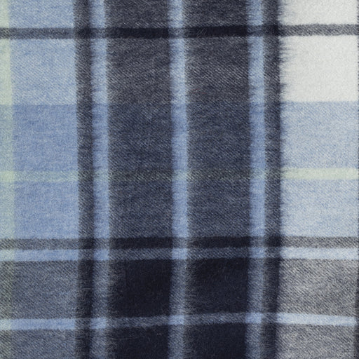 100% Lambswool Blanket Mill Check Eclipse - Heritage Of Scotland - MILL CHECK ECLIPSE
