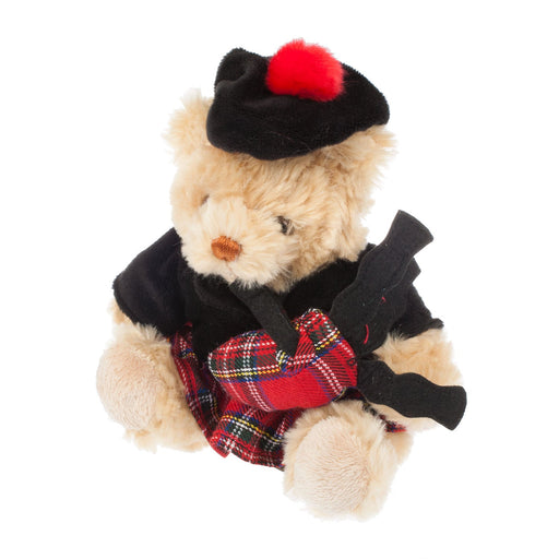15Cm Scottish Piper Hug Me Bear - Heritage Of Scotland - NA