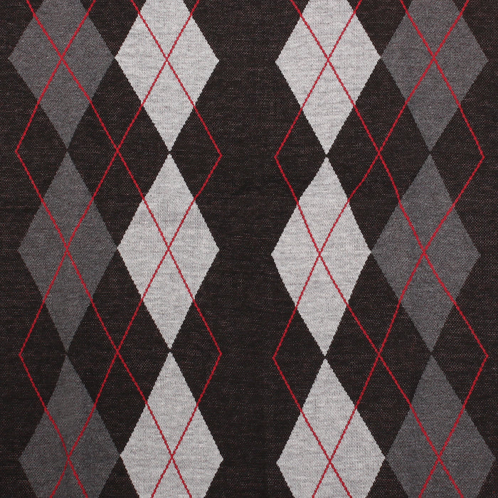 Men's Argyle Ballantrae Jumper Crew Nec  Black