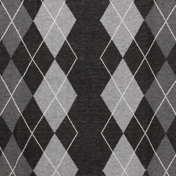 Men's Argyle Ballantrae Jumper Crew Nec  Black