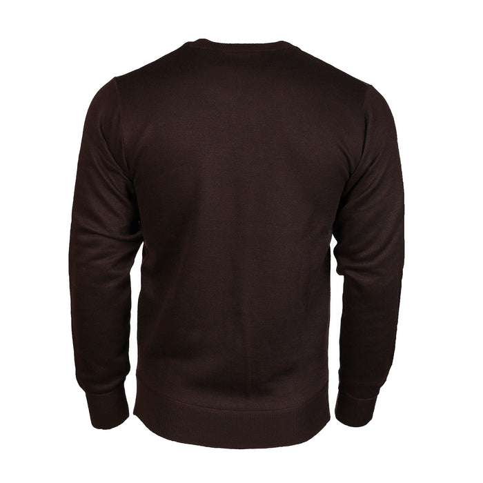 Men's Argyle Ballantrae Jumper Crew Nec  Dark Brown