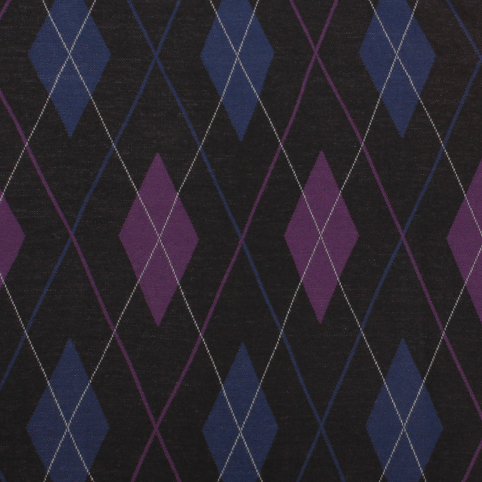 Men's Argyle Ballantrae Jumper Crew Neck Black