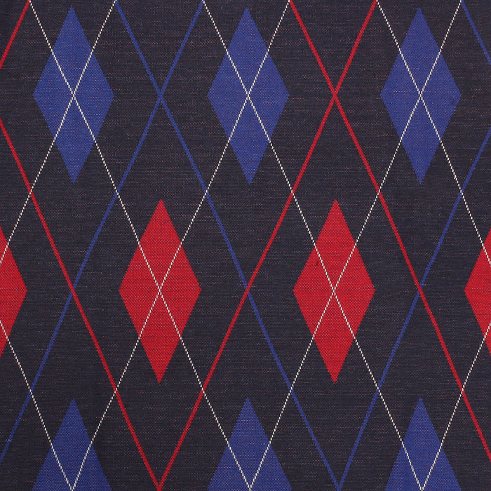 Men's Argyle Ballantrae Jumper Crew Neck Navy