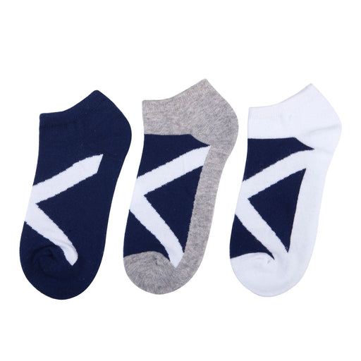 3Pk Saltire Trainer Socks - Heritage Of Scotland - NA