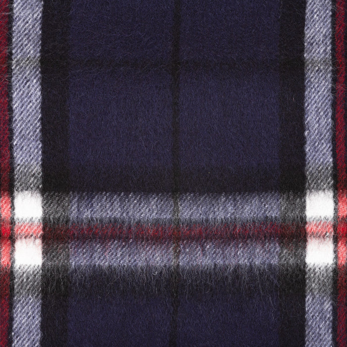 Balmoral 100% Cashmere Woven Scarf Thomson Navy