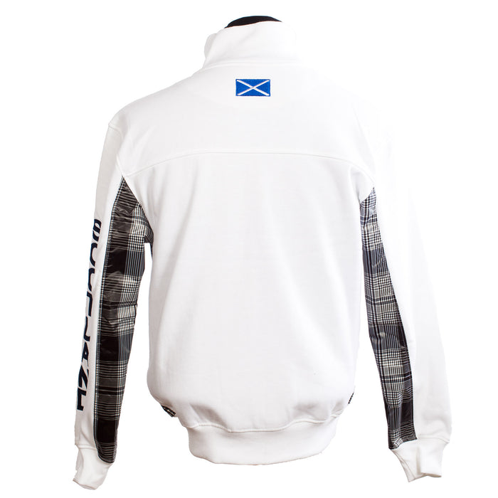Scotland Lion Zip Top White