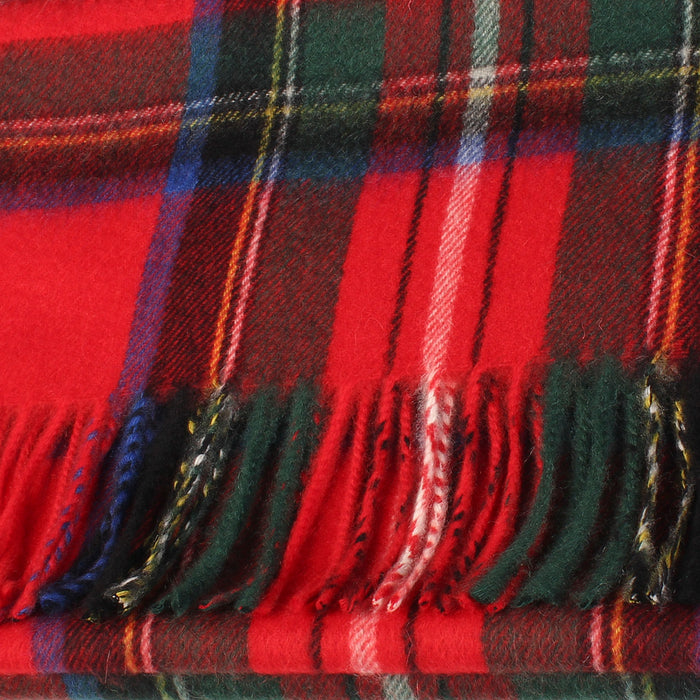 Balmoral 100% Cashmere Woven Scarf Stewart Royal