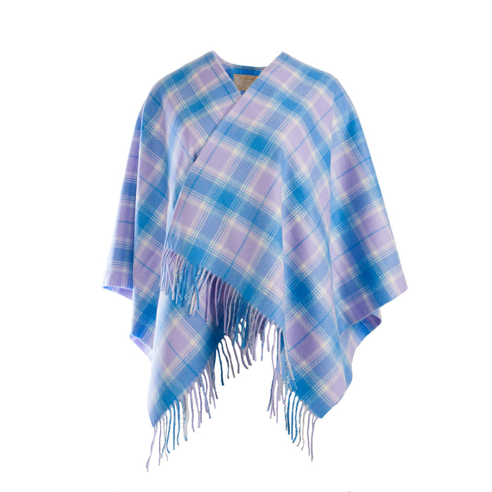 Mini Me Children’s Cape Dunedin Cashmere - Borwick/Lilac Blue