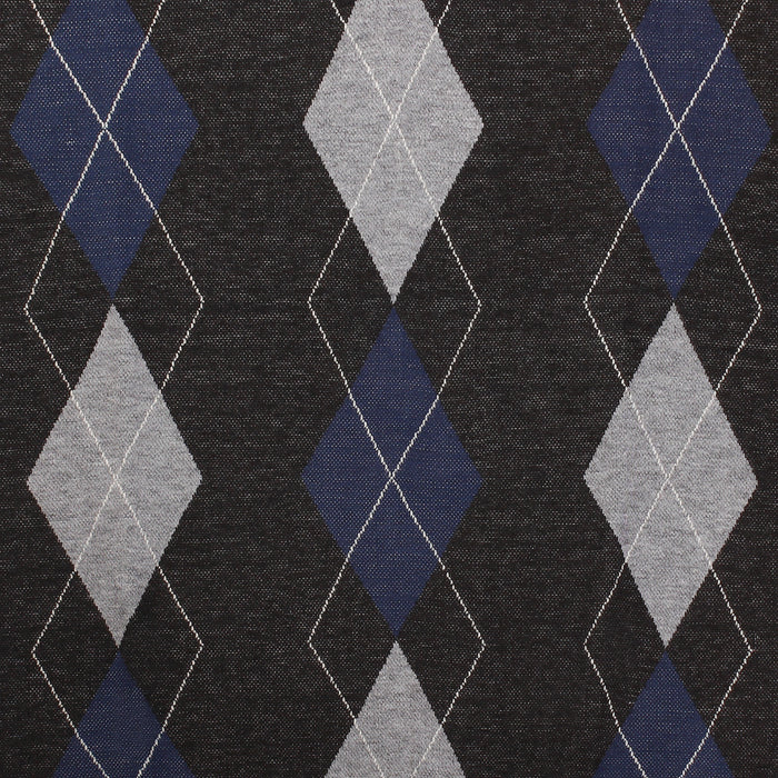 Men's Argyle Ballantrae Jumper Half Zip  Black