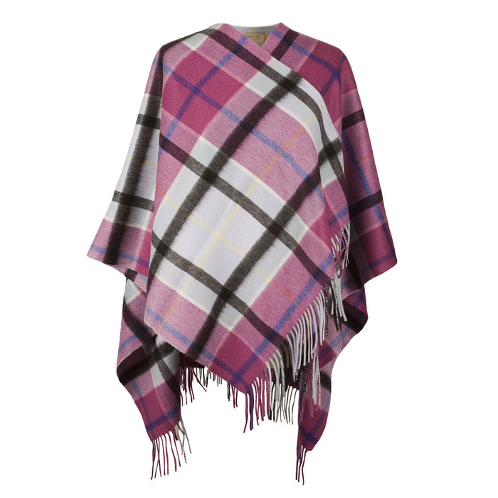 Mini Me Children’s Cape Dunedin Cashmere - Big Check Aston/Opal-Coulis