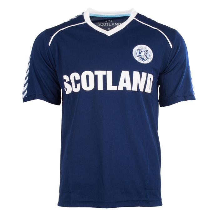 Men's Plain Scotland Football Shirt Navy