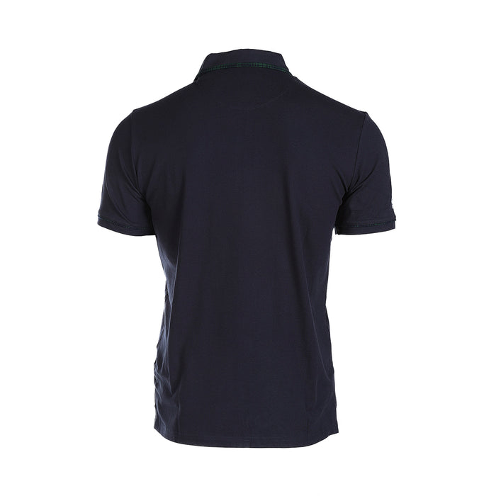 Adults Scotland Dawson Polo Shirt Navy/Black Watch - Heritage Of Scotland - NAVY/BLACK WATCH