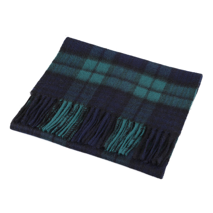 Cashmere Scottish Tartan Clan Scarf Black Watch - Heritage Of Scotland - BLACK WATCH