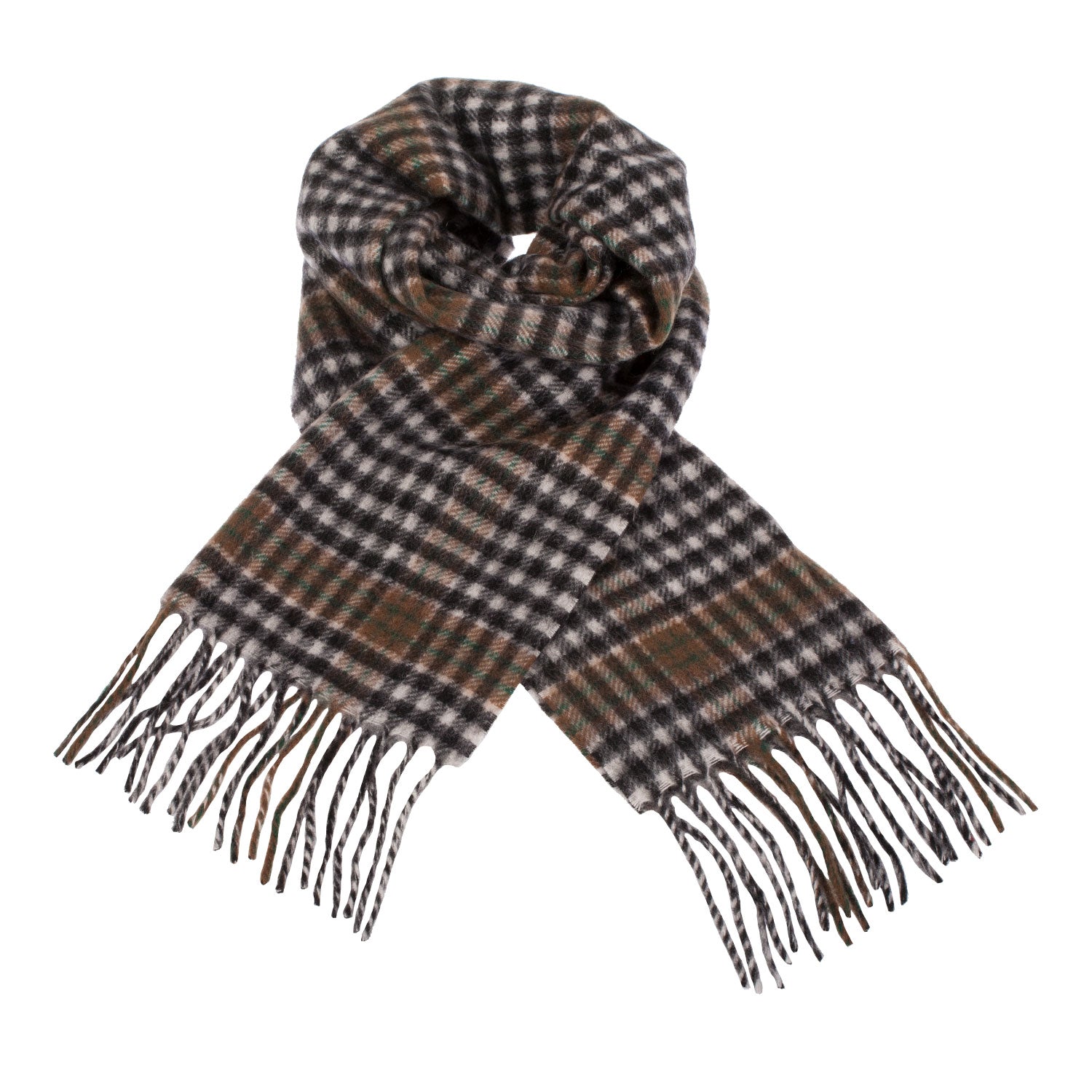 Cashmere Scottish Tartan Clan Scarf Burns Check - Heritage Of Scotland - BURNS CHECK