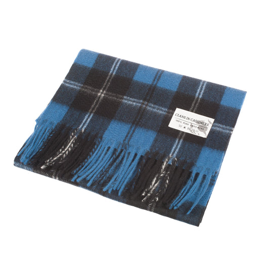 Cashmere Scottish Tartan Clan Scarf Ramsay Blue - Heritage Of Scotland - RAMSAY BLUE