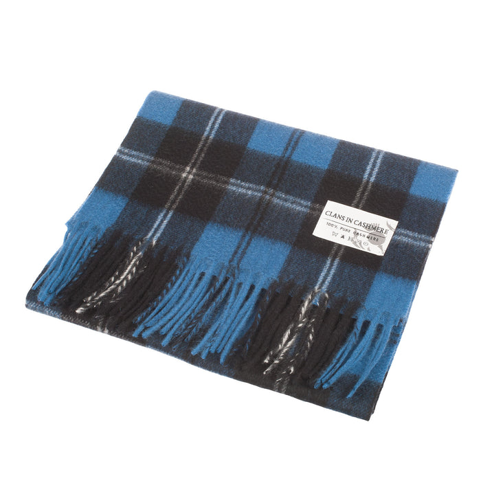 Cashmere Scottish Tartan Clan Scarf Ramsay Blue - Heritage Of Scotland - RAMSAY BLUE