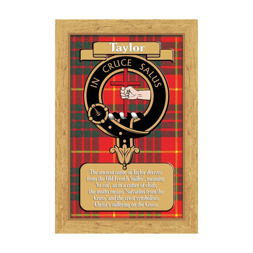 Clan Books Taylor - Heritage Of Scotland - TAYLOR