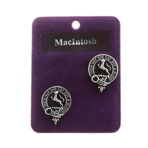 Clans Of Scotland Pewter Scots Clan Cufflinks Macintosh - Heritage Of Scotland - MACINTOSH