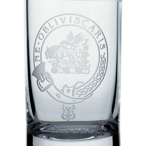 Collins Crystal Clan Shot Glass Campbell - Heritage Of Scotland - CAMPBELL
