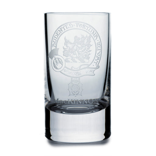 Collins Crystal Clan Shot Glass Mackinnon - Heritage Of Scotland - MACKINNON