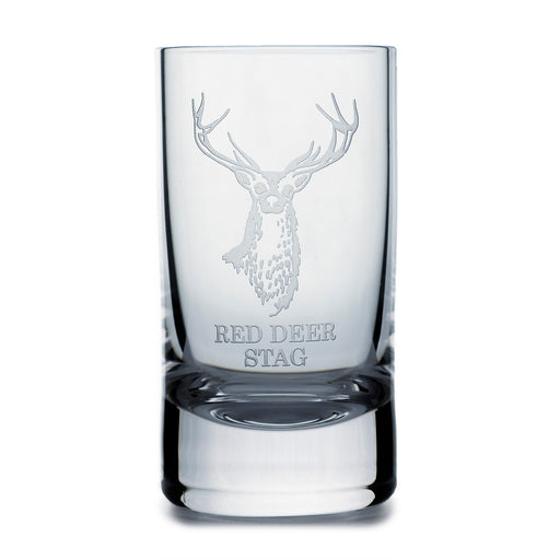 Collins Crystal Clan Shot Glass Red Stag Tot - Heritage Of Scotland - RED STAG TOT