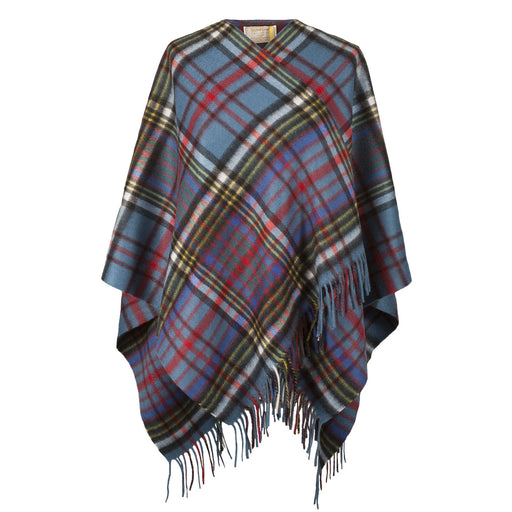 Dunedin Cashmere Big Check Mini Cape Anderson - Heritage Of Scotland - ANDERSON
