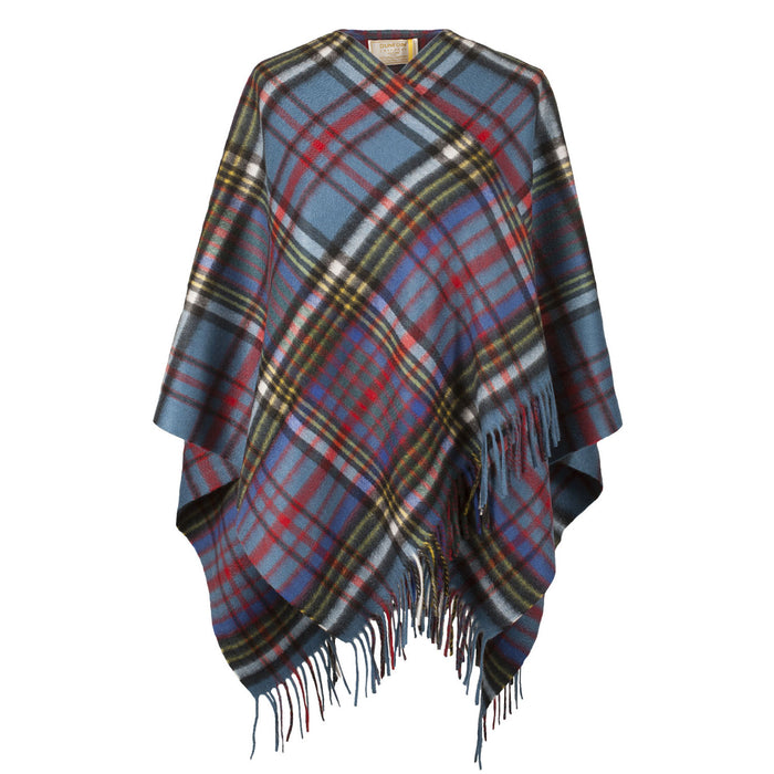 Dunedin Cashmere Big Check Mini Cape Anderson - Heritage Of Scotland - ANDERSON
