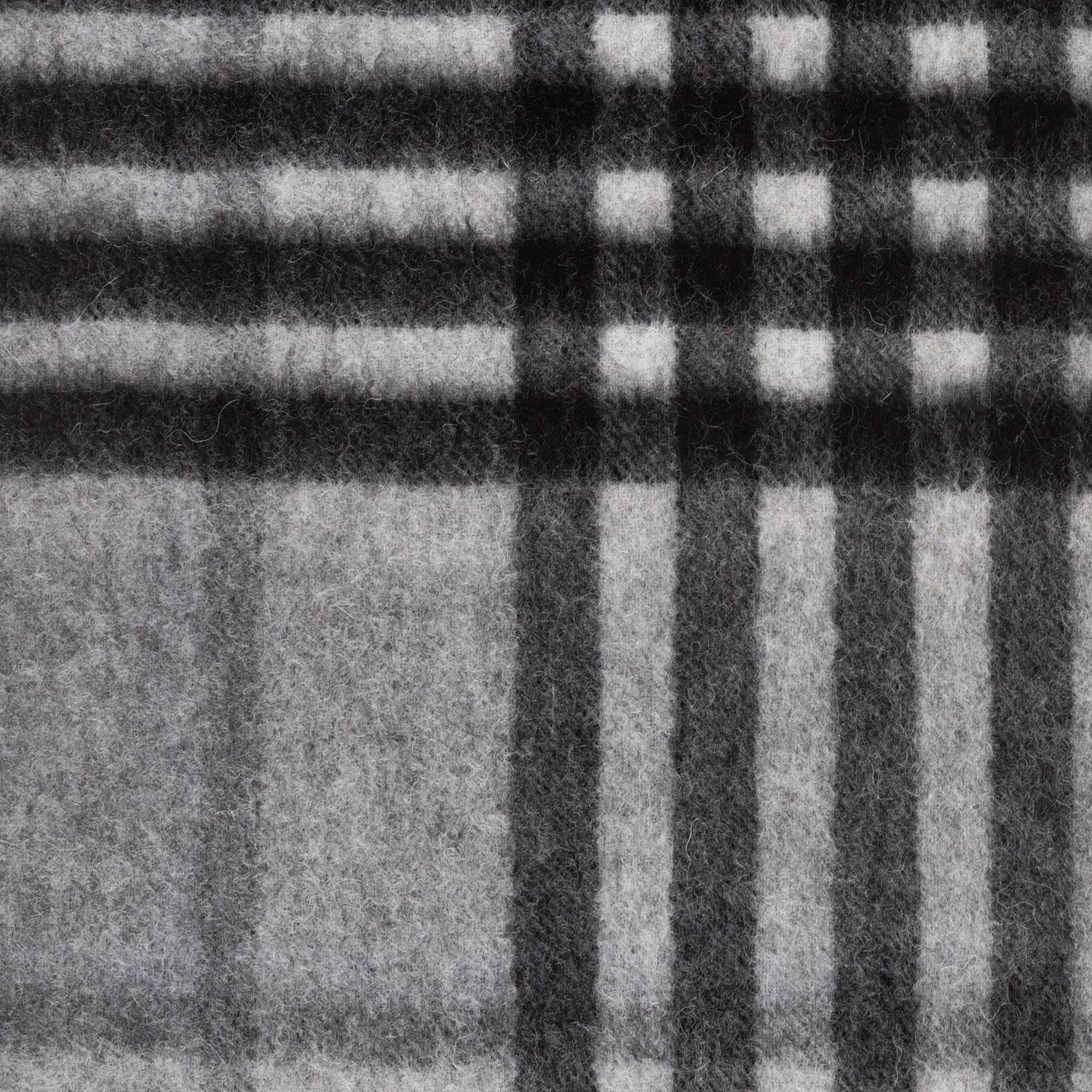 Edinburgh 100% Lambswool Scarf Chequer Tartan Dk Grey - Heritage Of Scotland - CHEQUER TARTAN DK GREY
