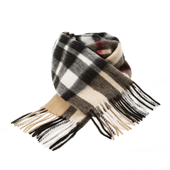 Edinburgh 100% Lambswool Scarf Exploded Scotty Thomson Camel - Heritage Of Scotland - EXPLODED SCOTTY THOMSON CAMEL