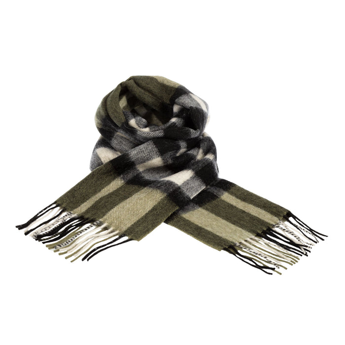Edinburgh 100% Lambswool Scarf Exploded Scotty Thomson Cypress - Heritage Of Scotland - EXPLODED SCOTTY THOMSON CYPRESS