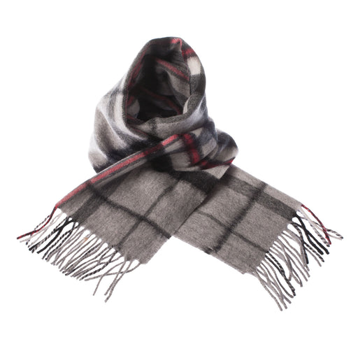 Edinburgh 100% Lambswool Scarf Thomson Grey - Heritage Of Scotland - THOMSON GREY
