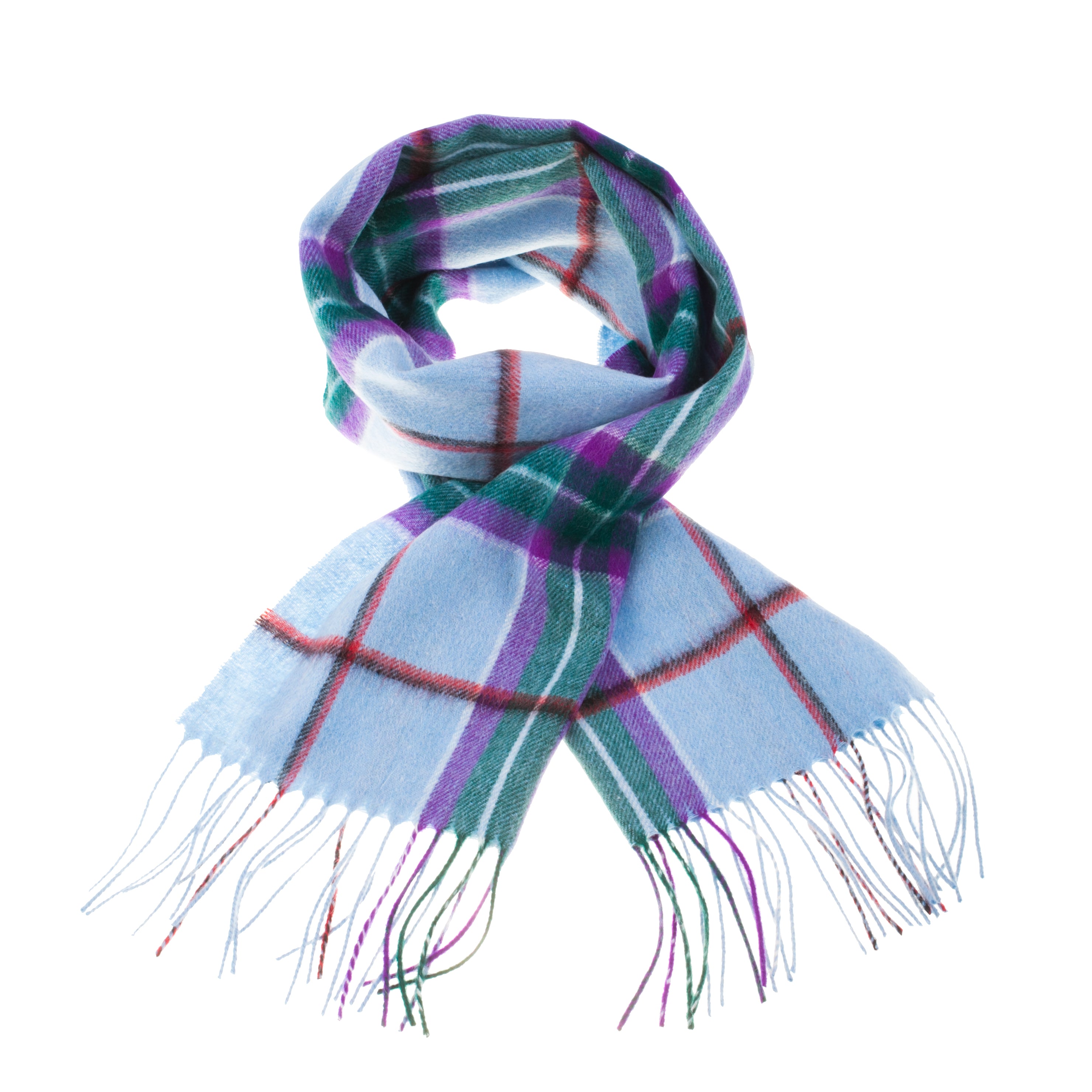 Edinburgh 100% Lambswool Scarf World Peace Tartan - Heritage Of Scotland - WORLD PEACE TARTAN