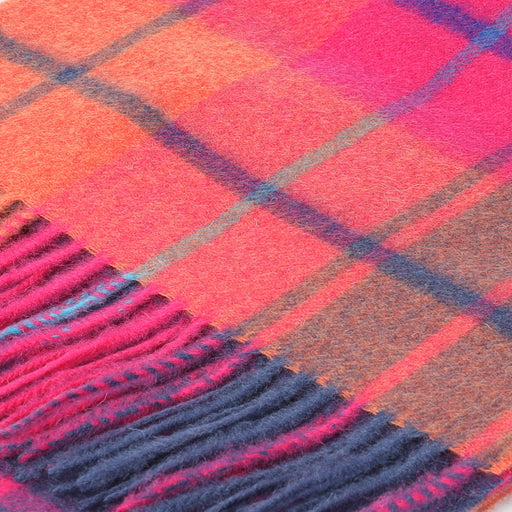 Edinburgh 100% Lambswool Tartan Scarf Mill Check Jazz - Heritage Of Scotland - MILL CHECK JAZZ