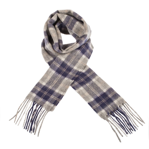 Edinburgh Cashmere Mini Scarf Bannockbane Silver - Heritage Of Scotland - BANNOCKBANE SILVER