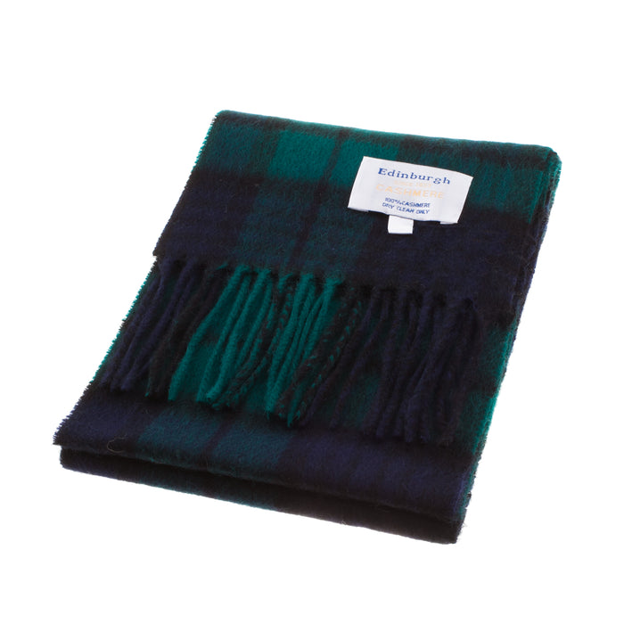 Edinburgh Cashmere Mini Scarf Black Watch - Heritage Of Scotland - BLACK WATCH