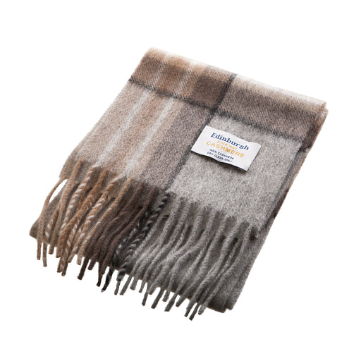 Edinburgh Cashmere Mini Scarf Mackellar Natural - Heritage Of Scotland - MACKELLAR NATURAL